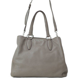 Miu Miu 2way Tote Bag Black